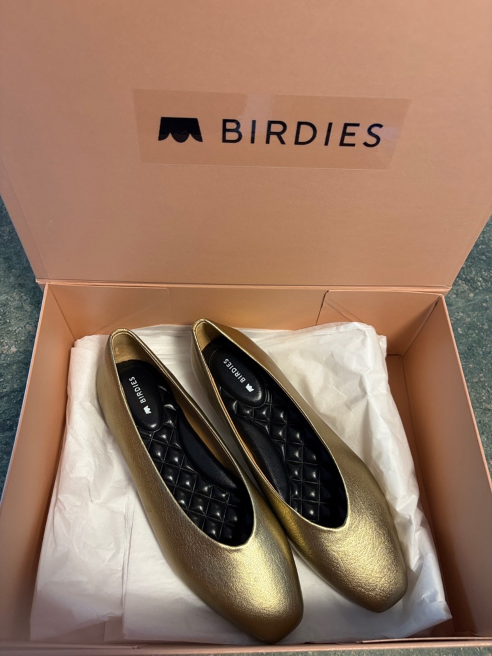NWT Birdies Metallic Crane ballet Flats!⭐️ - Picture 8 of 8